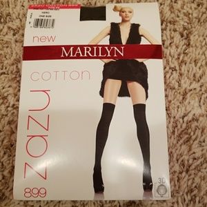 Zazu cotton New 899 over the knees socks